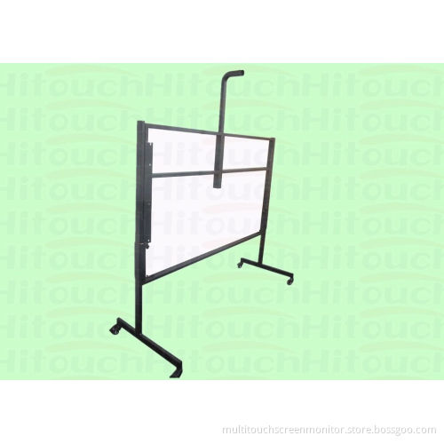 Whiteboard Mobile Stand For Interactive Teaching System With Strong Structure Black Color
